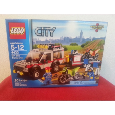 LEGO City Set# 4433, Dirt Bike Transporter, Retired Free Shipping