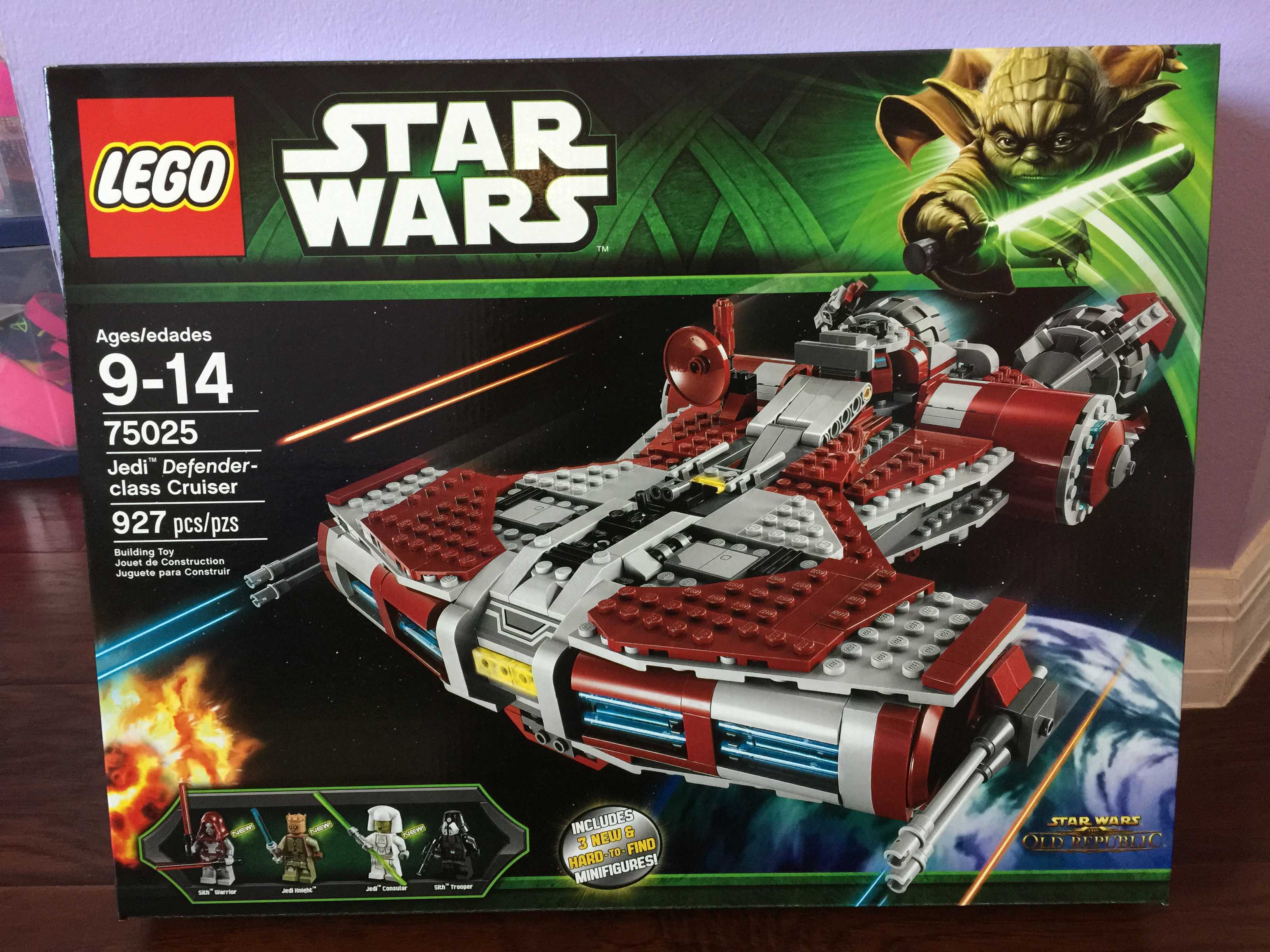 red lego star wars ship